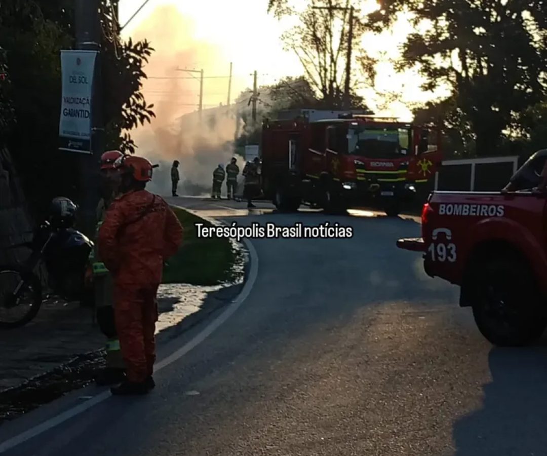 Acidente no interior da Região Serrana