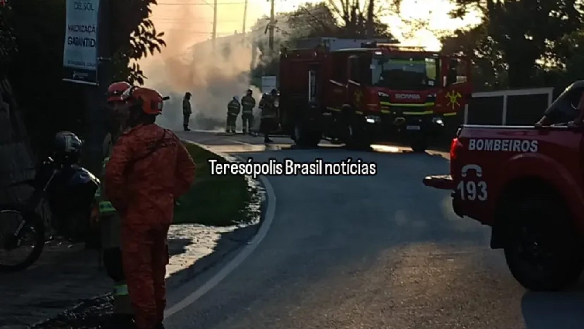 Acidente no interior da Região Serrana